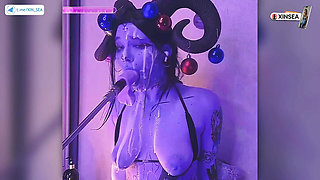 DEVIL FILLED WITH CUM PASSIONATELY GIVES BLOWJOBS