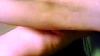 Busty MILF fucks her pussy with a dildo