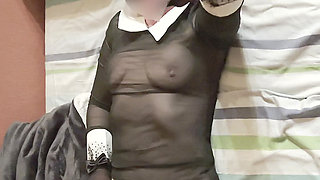 My Wife in Cat Mask Sedusing Me