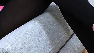 Office Secretary Foot Teasing You for Benefits