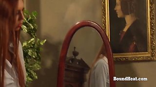 Ornella Morgan, Vany Ully And Melisa Mendiny - Busty Big Butt Lesbian Slave Moans And Orgasms Together With Mistress