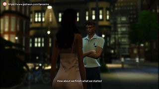 A horny cheating wife who finds a new toy to play with her after work - The sims 4