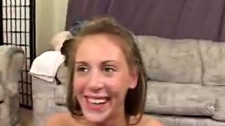 Amateur teen and old hardcore threesome with cumshot