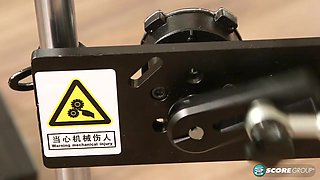 Sylvia Bateman Tries the Hands-free Fuck Machine - Sylvia Bateman - XLGirls