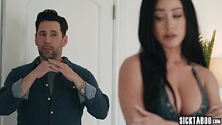 Sick roommate banged his big butt friend