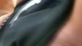 First He Get's a Blowjob From the Waitress Then He Destroys Her Ass on the Hood