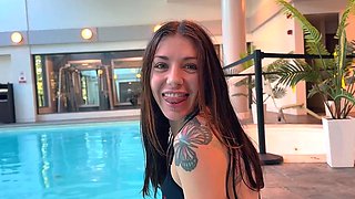 InkedPOV - Brenna McKenna - Pool Side Hook-Up