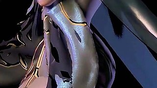 3D Horny Slut Cosplay Slut Cheating with Big Dick in the Pool