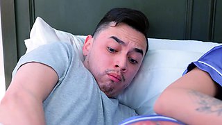 Insane swap family foursome fuck after scary movie night