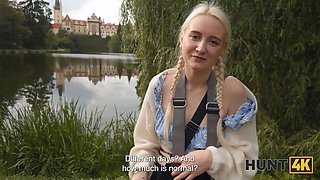 Hunt4k. nice blonda stunner daruma rai was longing a huge cock in her Tight Pussy