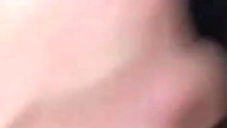 Horny brunette gets banged by two guys