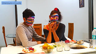 Lonely Housewife Calls Househelp to Cook and Fuck in Kitchen 1