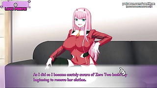 Cute Teen Zero Two Hot Pussy Creampie And Anal Sex - Anime Hentai Game - WaifuHub - #8