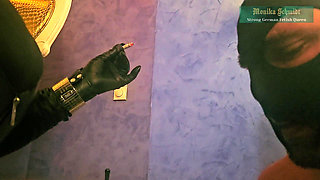 Monika Schmidt Femdom Smoking Human Ashtray Verbal Humiliaion Boot Worship