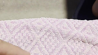 Inserting a Small Cup Into the Wet Pussy