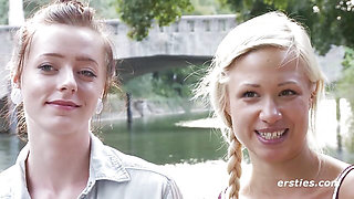 Ersties - Bikini shopping tour becomes a hot pleasure trip