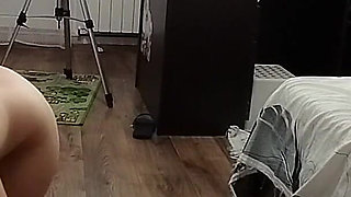 Sexy Wife Workout at Home Naked.