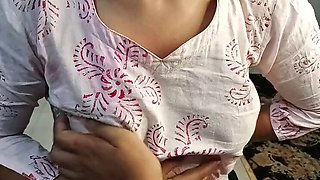 Desi Maid Fucked Hard in Empty House - Big Tits Riya Moni Doggystyle
