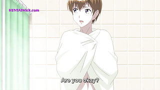First Time in the Women's Bath: Hairy Pussy Touch in the Public Steam Room - Anime Hentai(ENG Sub)
