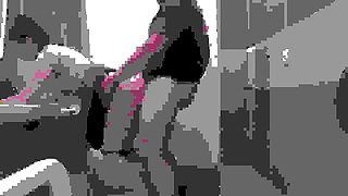 Quick Job in Supermarket Public Toilet, We Had to Be Quiet