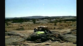 Busty Lesbians Fuck In The Desert