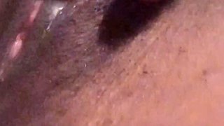 Close up Rubbing Spreading My Pink Black Pussy