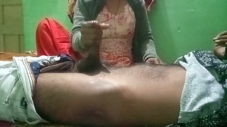 Bhabhi Pooja Sexy gets her brother-in-law off with some solo action