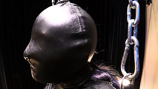 Extreme fetish latex play