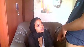 Behind The Of Hijab Office Milf Had A Visitor Neighbor Boy