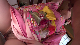 Japanese Babe Gets Her Tight Hairy Pussy Filled with Hot Cum