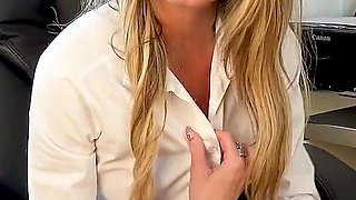 Sexy MILF Ashleigh Horny Office JOI & Orgsam