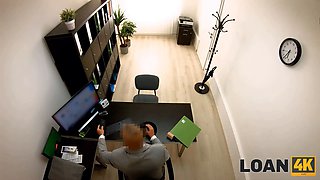 Loan4k. short conversation and hot porn in exchange for credit for porno actress