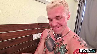 German Babe Invites Two Men for a Steamy Hotel Room Threesome She’ll Never Forget