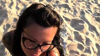 Public Beach Anal Adventure With A Horny Milf