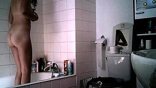 Hairy french sisters voyeur bath