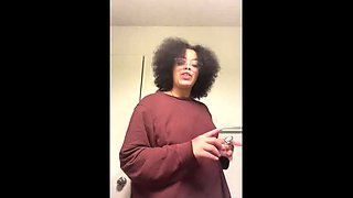 Hot Black Maid Does Some Webcam Black and Ebony