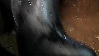 Chubby Slut in Glasses Drives Down to a Quiet Spot in the Night to Become a Dogging Slut