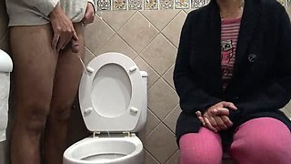 Stepmom Susan Watches Step Son Pee in Taboo CFNM Pissing Fetish 4K
