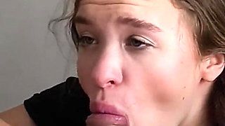 How I Blowjob a Big Dick to My Boyfriend and Swallowing Cum Female POV