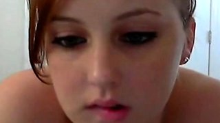 Chubby Glasses Girl on Webcam