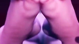 Stepbrother Cum From Footjob After Licking My Feet and Sucking Toes