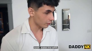 Daddy4k. naughty caroline marian is making that penis jizz to get the ring out of it