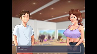 Glamour, yoga milf, full story