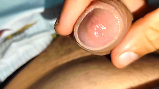 Rough Stepdaddy Stimulates Glans for Cum Shot