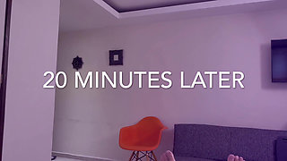 The nurse arrives to fix everything, with her beautiful lips