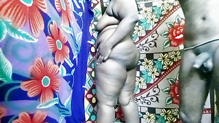 Indian Tamil chubby wife's big ass licking and kissing romantic video