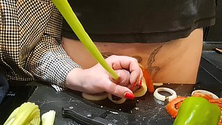 CBT. Extreme Dick and Urethral Torment in the Kitchen! Cooking Cock 2. Episode 2/3. Full.