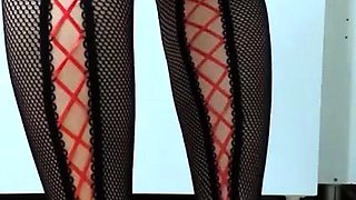 Amateur striptease and Solo masturbation