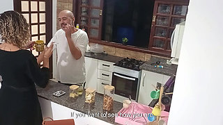 Anal sex with hotwife unfaithful wife in the bar pantry