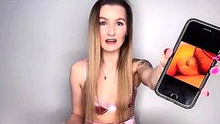 SPH long nails femdom laught off